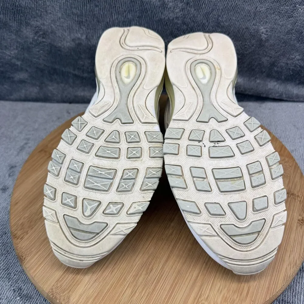 Nike Air Max 97 Shoes Womens Size 9.5 White Mesh Running Sneakers 921733-100